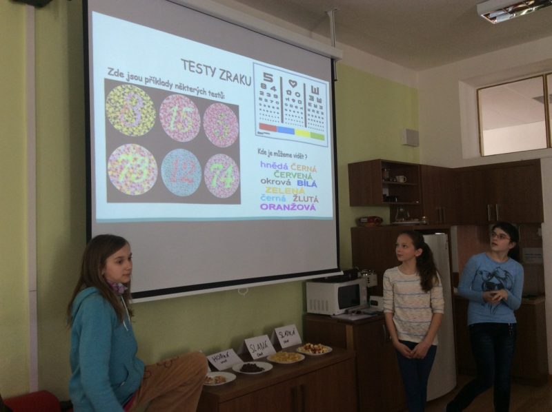Prezentace projektu "Smysly"