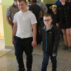Prvňáček se svým patronem