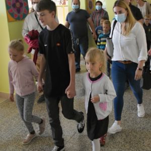 Prvňáčci a jejich patroni
