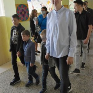 Prvňáčci a jejich patroni