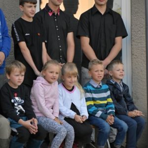 Prvňáčci a jejich patroni