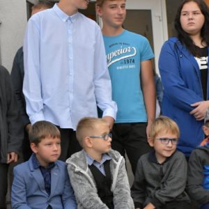 Prvňáčci a jejich patroni