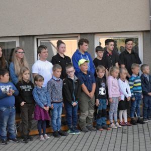 Prvňáčci a jejich patroni