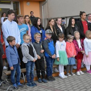 Prvňáčci a jejich patroni