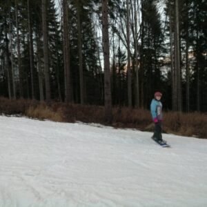 snowboardistka