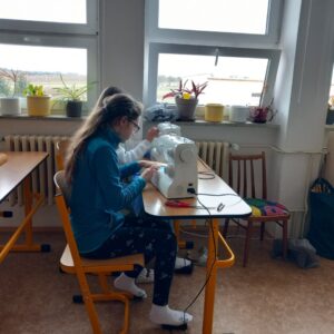 Šití v předmětu domácnost